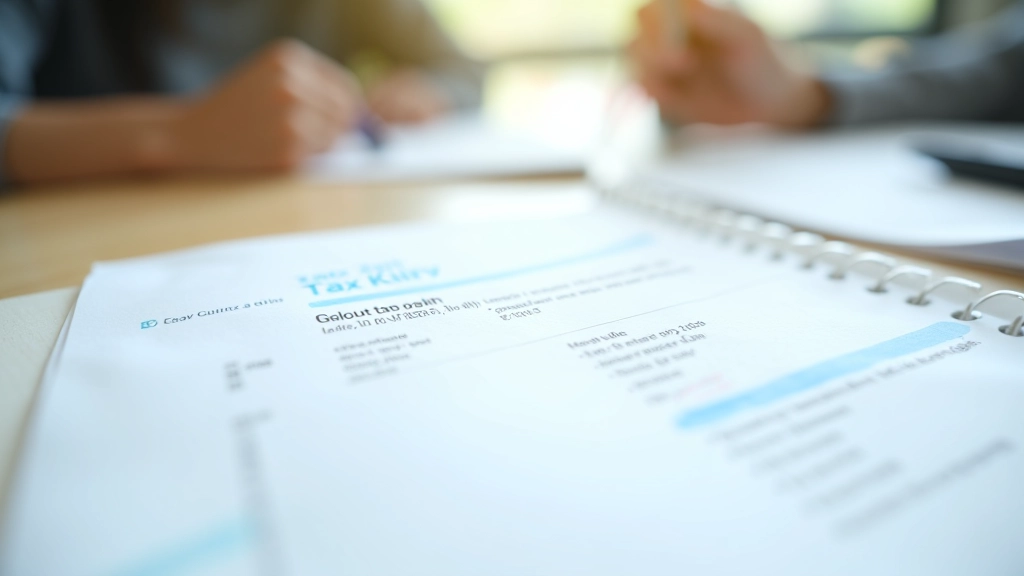 Lifestyle relief categories document with highlighting and notes written in margin